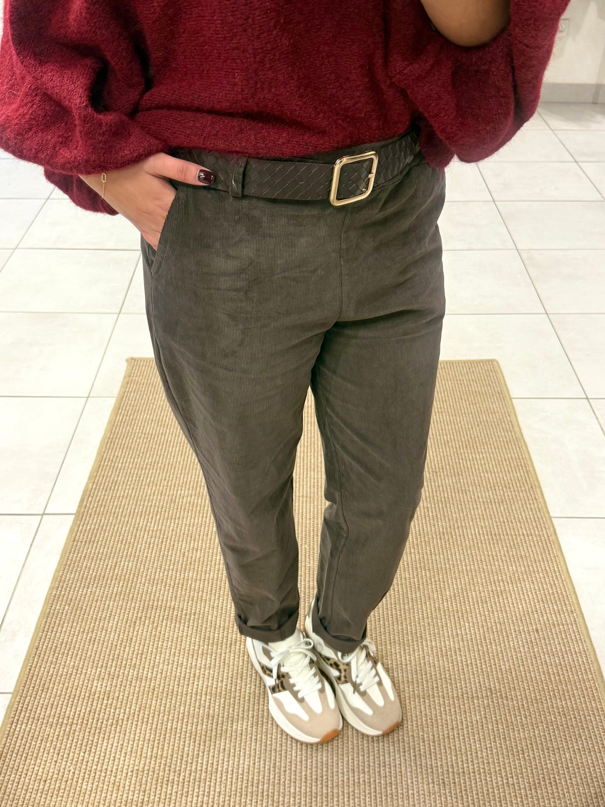 Pantalon velours choco - Chloé