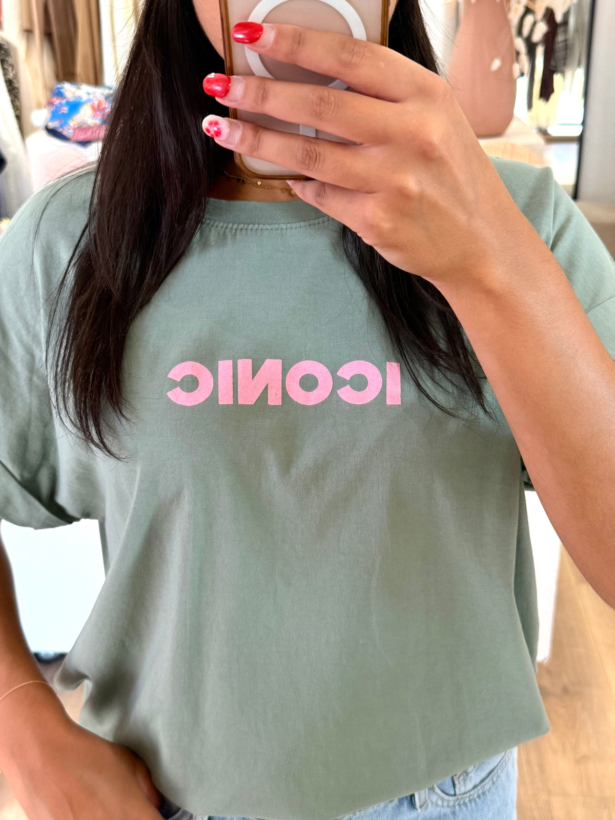 Tee-shirt kaki - iconic