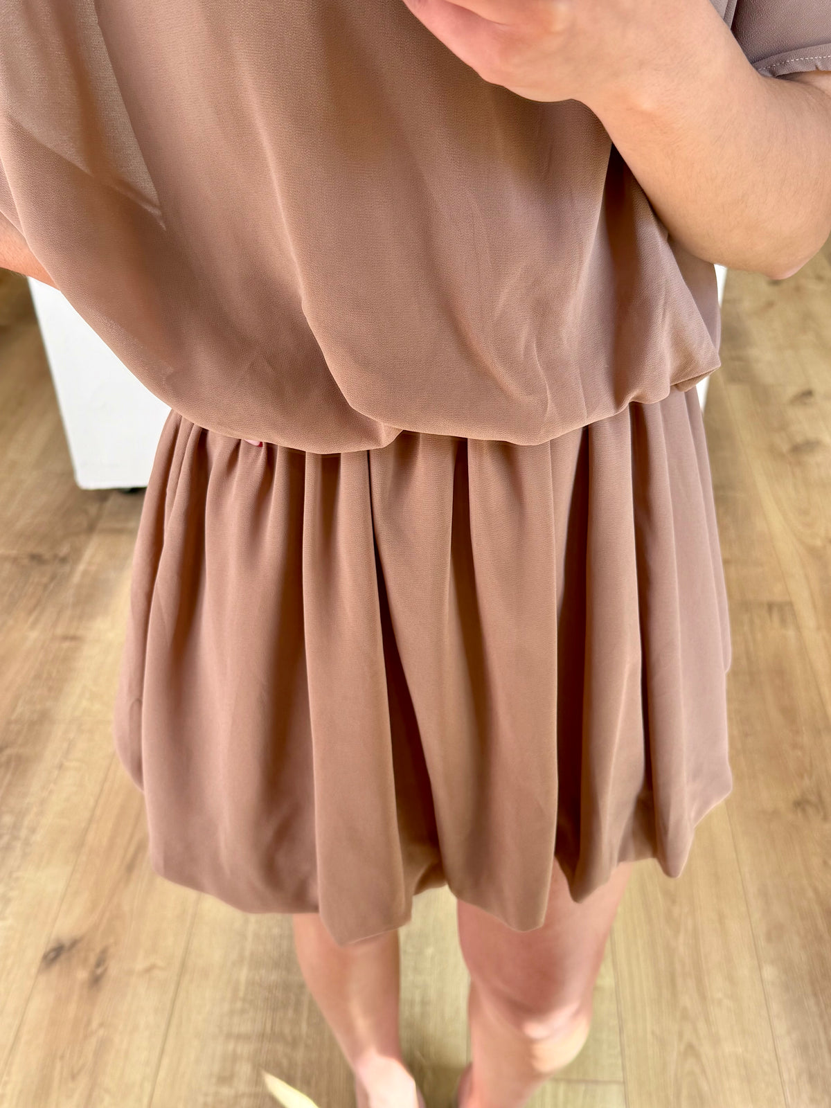 Robe courte marron - Alba