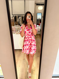 Robe fushia motifs - Olis