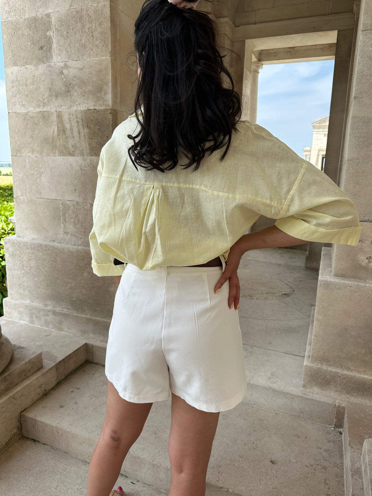 Chemise lin jaune - Tom