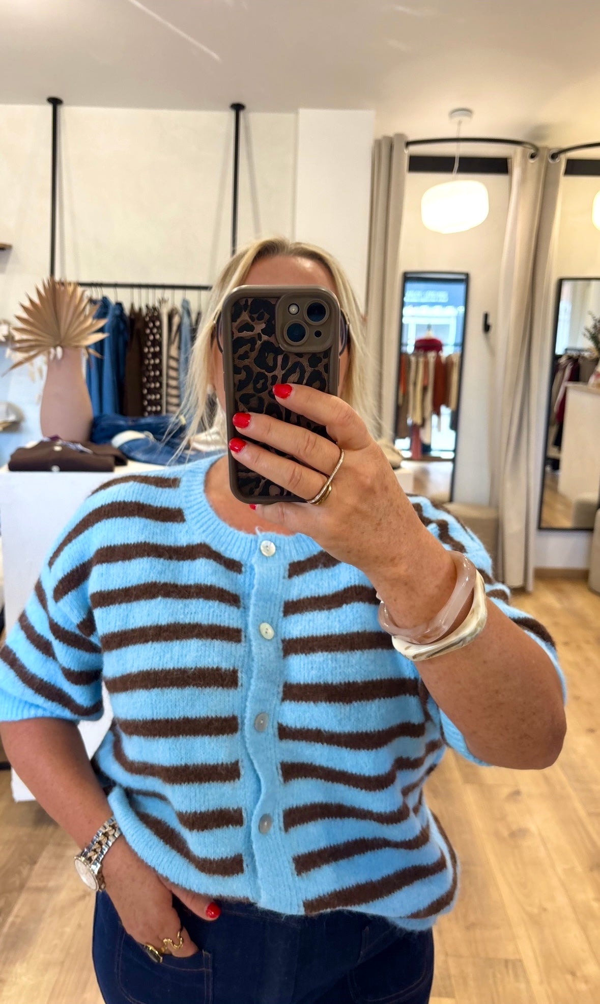 Gilet marine bleu GT - Lia