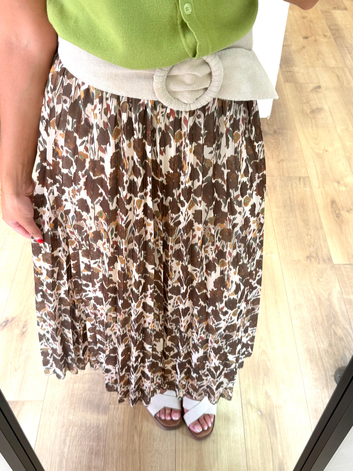 Jupe motifs choco - Elisa