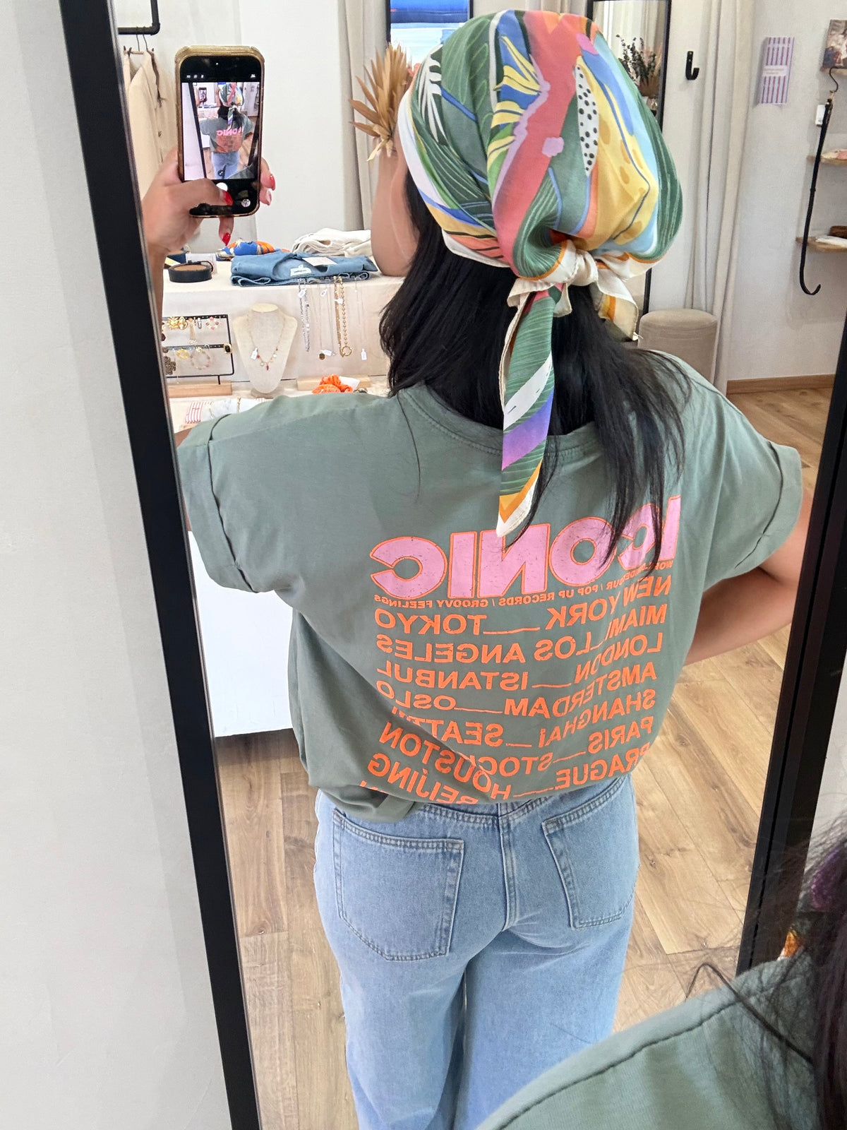 Tee-shirt kaki - iconic