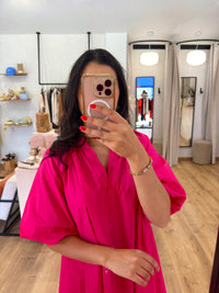 Robe courte fushia - Agatha