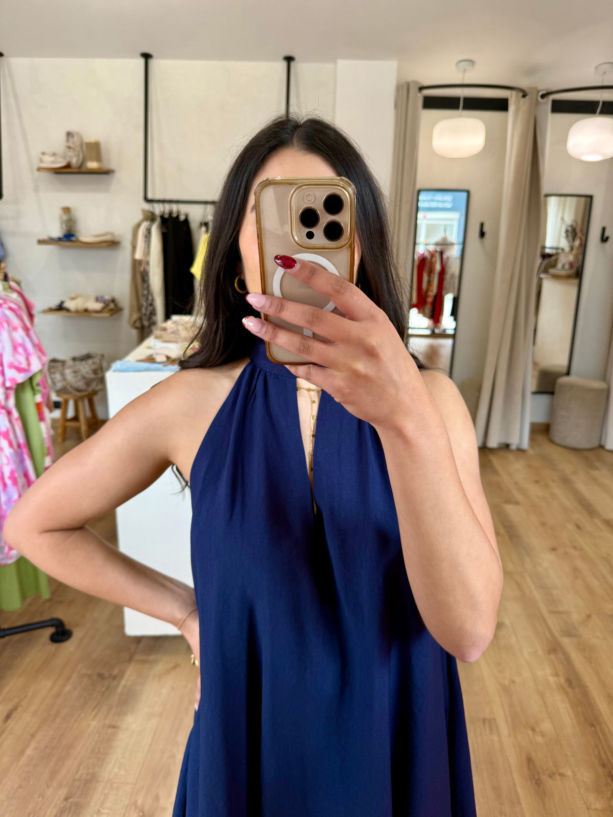 Robe courte marine - Mila