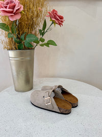 Mules taupe - auguste