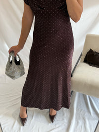 Robe choco paillettes - Aude