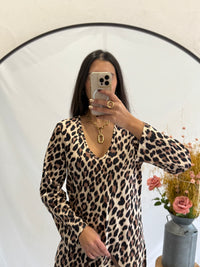 Robe longue léopard - Topia