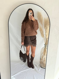 Jupe choco dentelle - Iruis