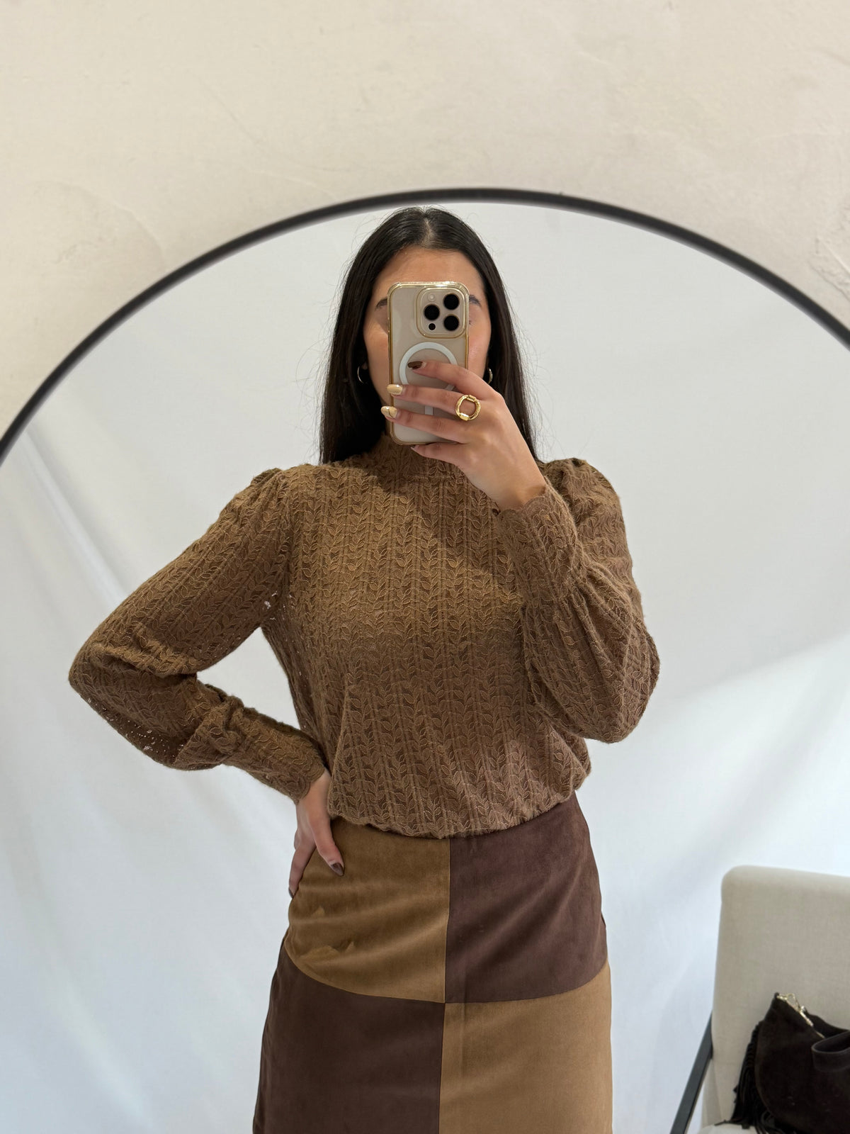 Blouse choco - Laura