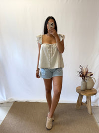 Top lin beige - Alison