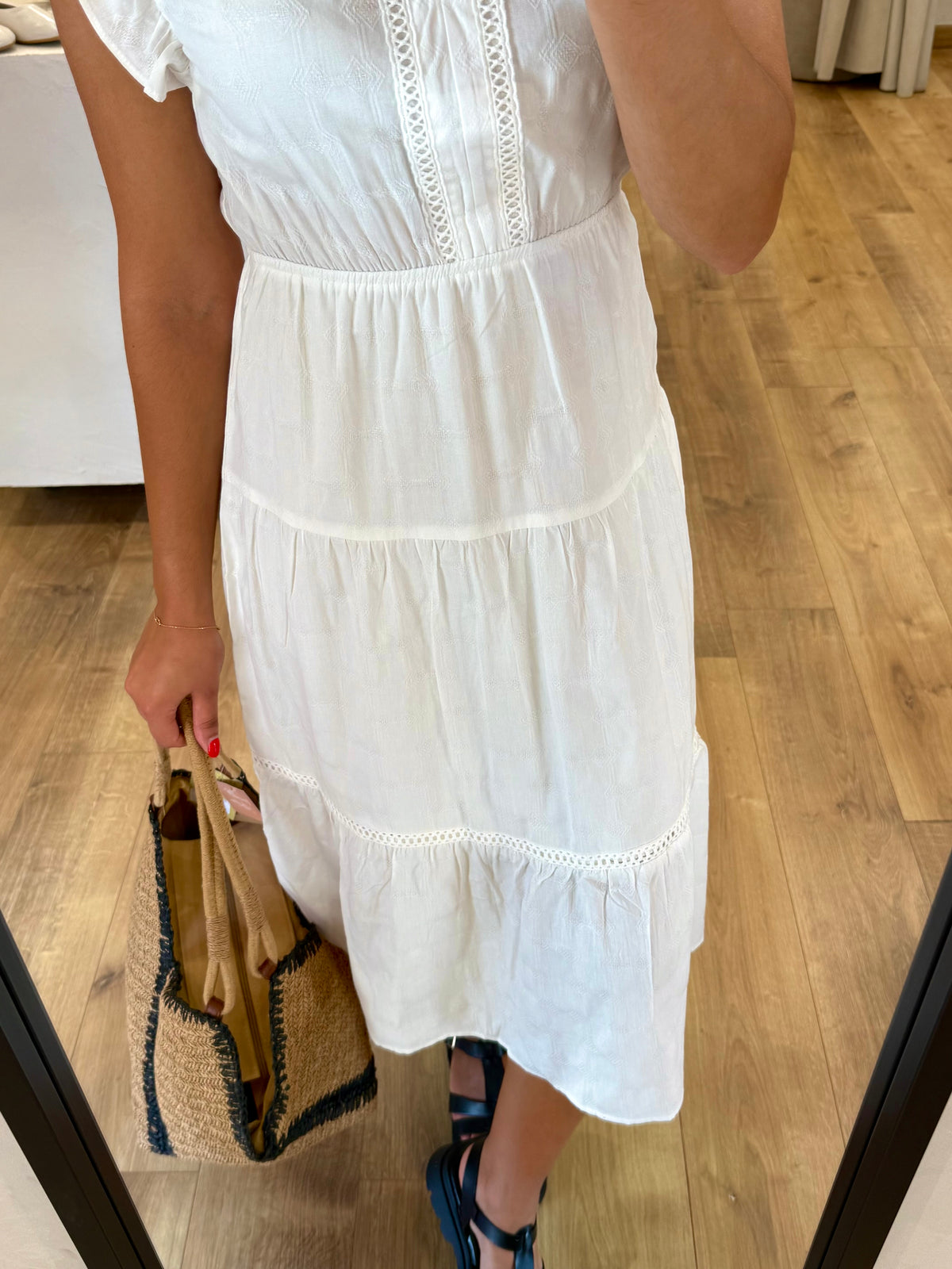 Robe longue blanc - victa