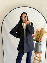 Parka marine fourre - Astrid