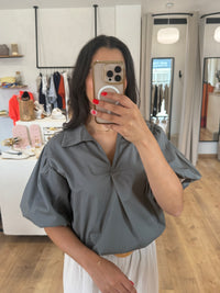 Blouse kaki - Agatha