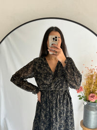 Robe courte noir - Alma