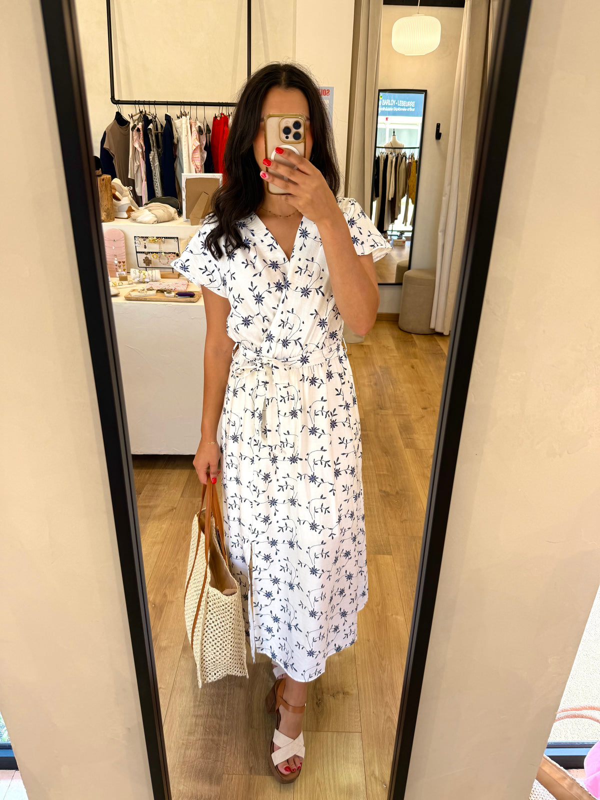 Robe longue bleu - Emilia
