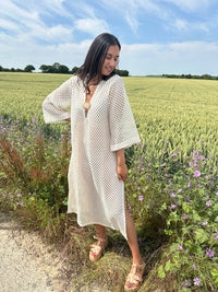 Robe crochet écru - Soleil