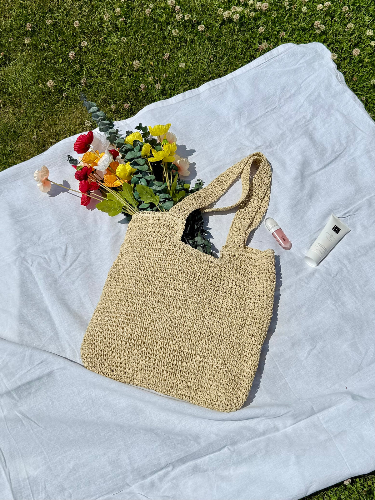 Panier paille - Olivia
