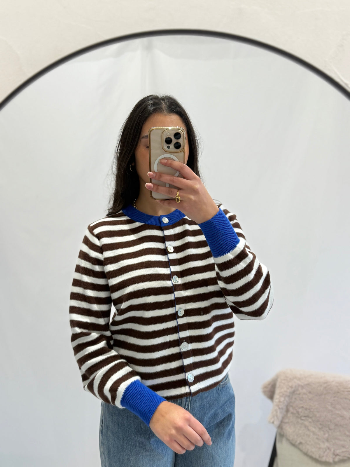 Haut rayure choco - Vic