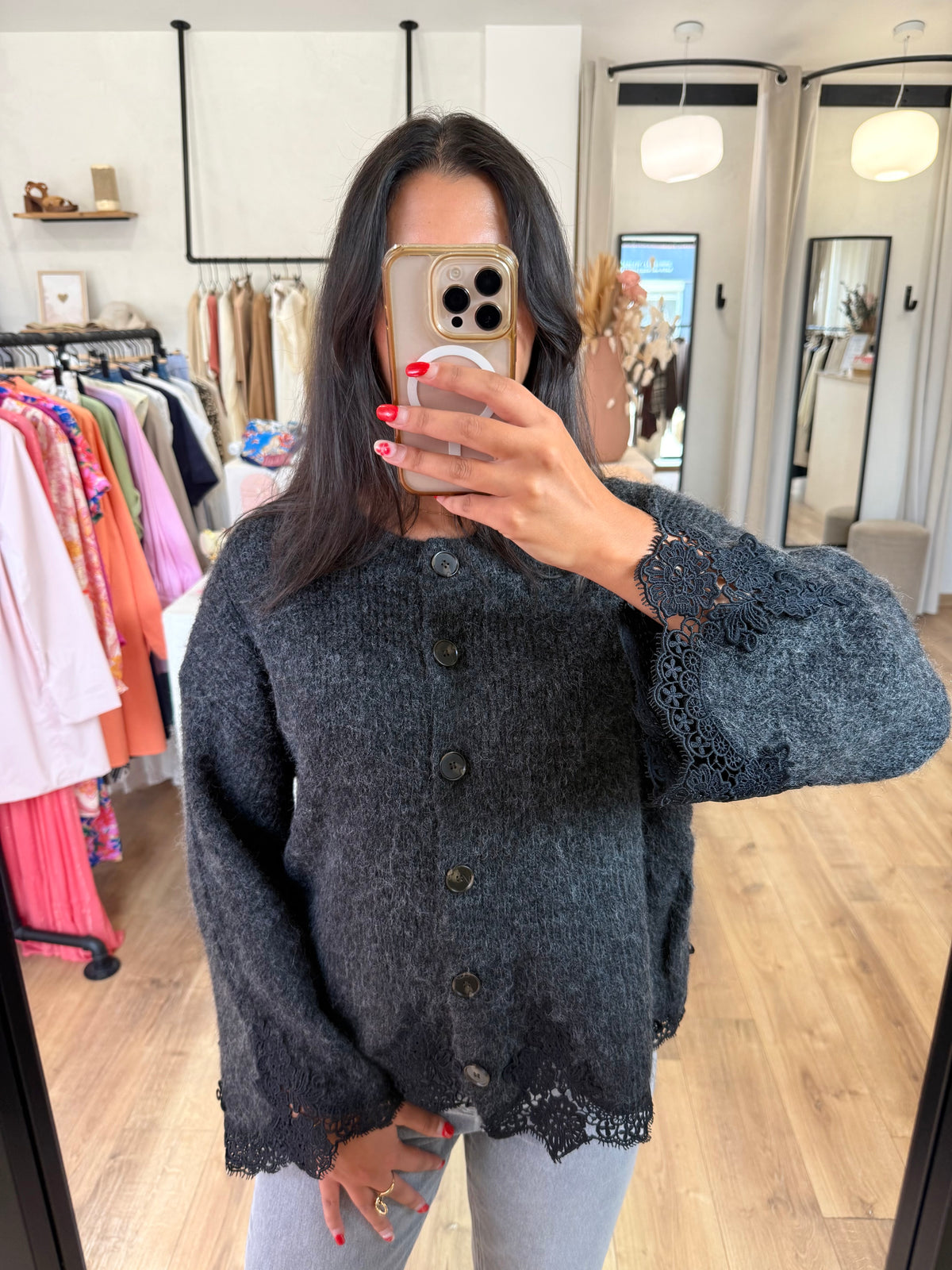 Gilet dentelle - Louisa