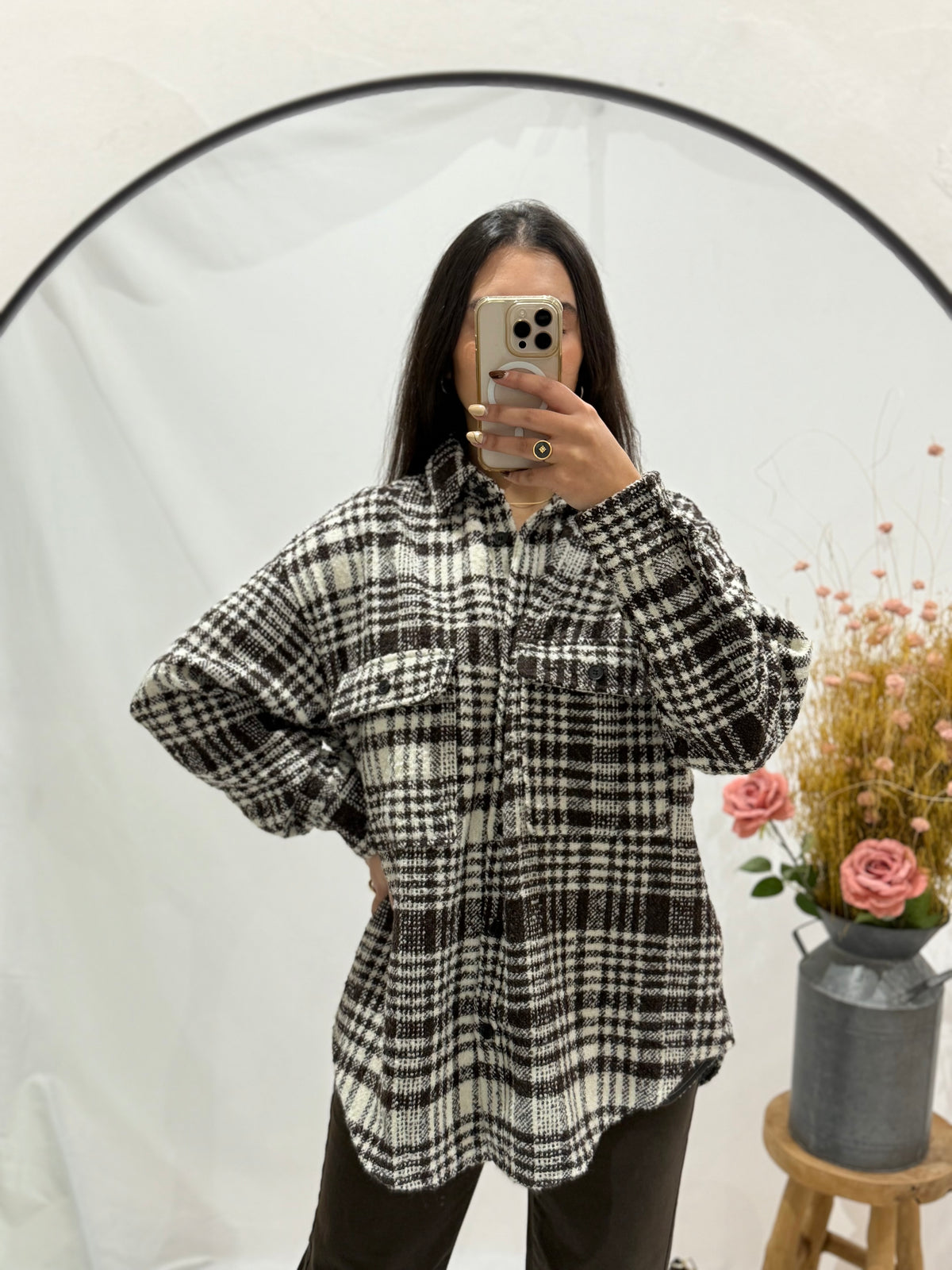 Surchemise marron - Clea