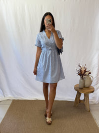 Robe courte bleu - Opia