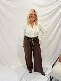 Pantalon fluide choco GT - Tania