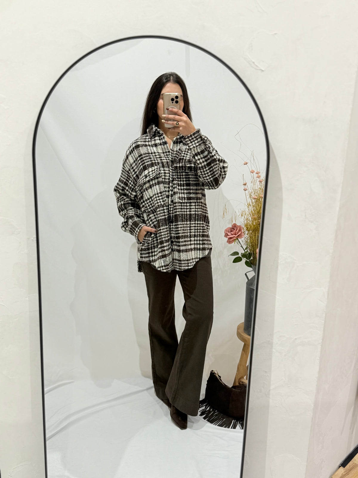 Surchemise marron - Clea