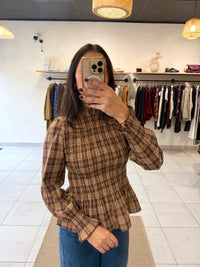 Blouse rayure marron - Camila