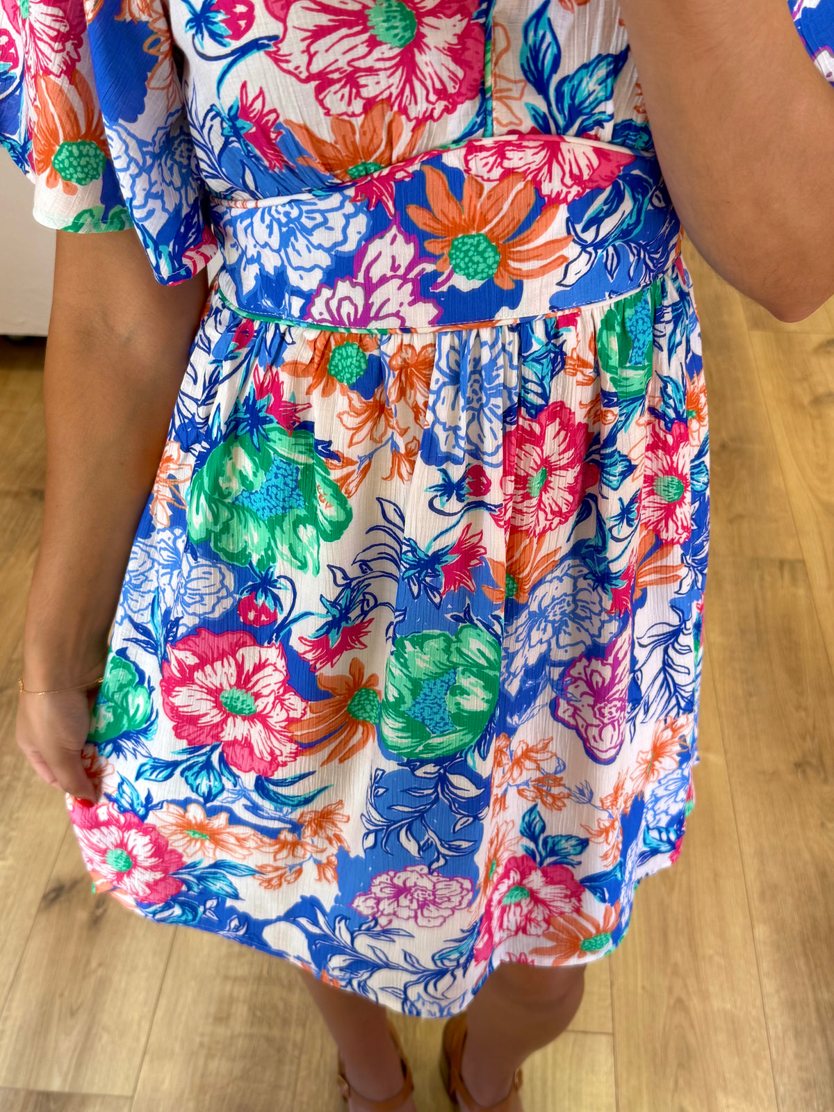 Robe courte bleu - mayz