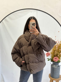 Doudoune marron - Joséphine