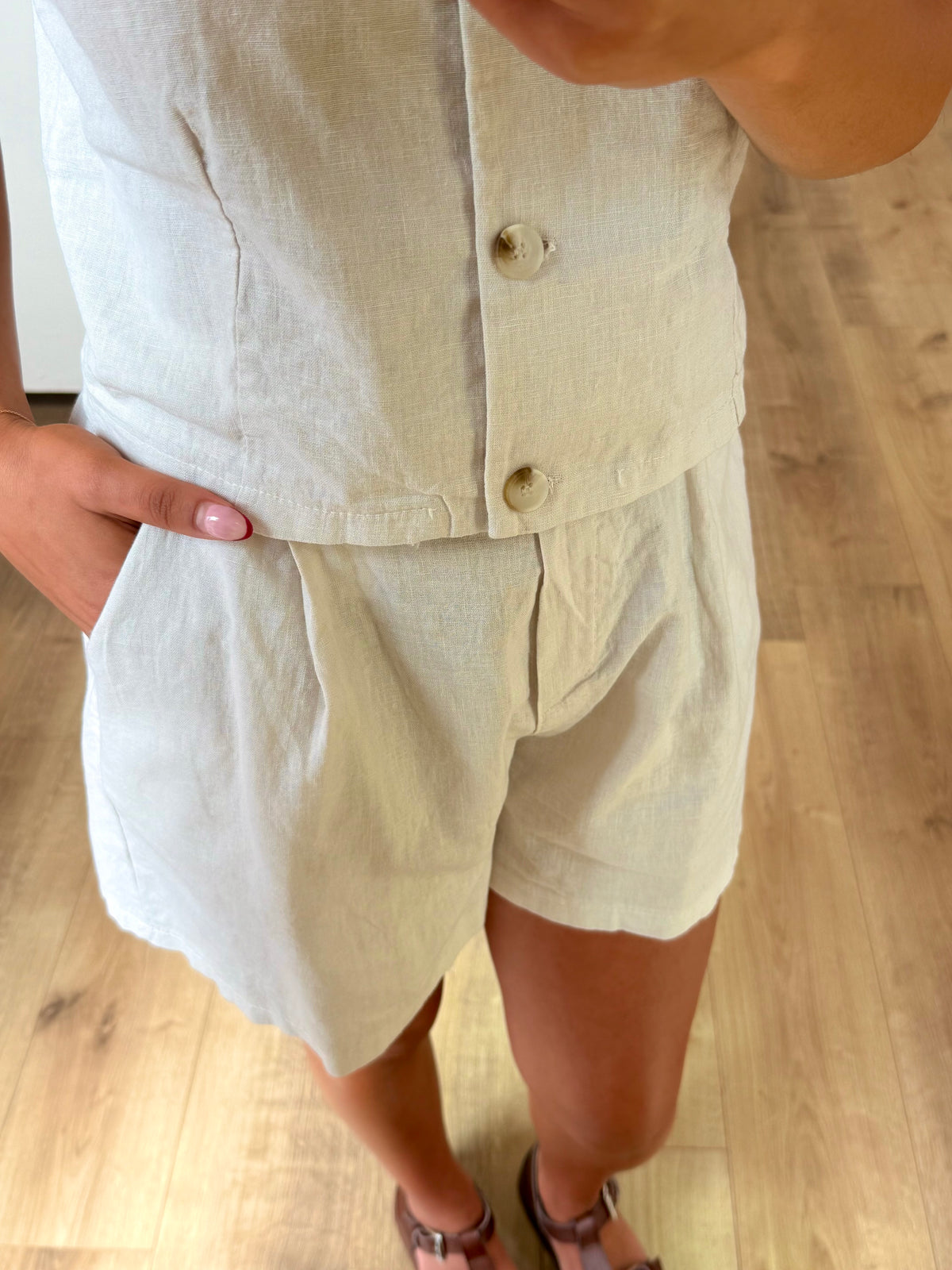 Ensemble lin beige - Louise