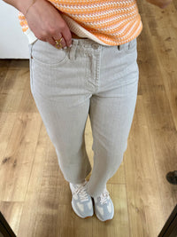 Jean momfit taupe - Boy
