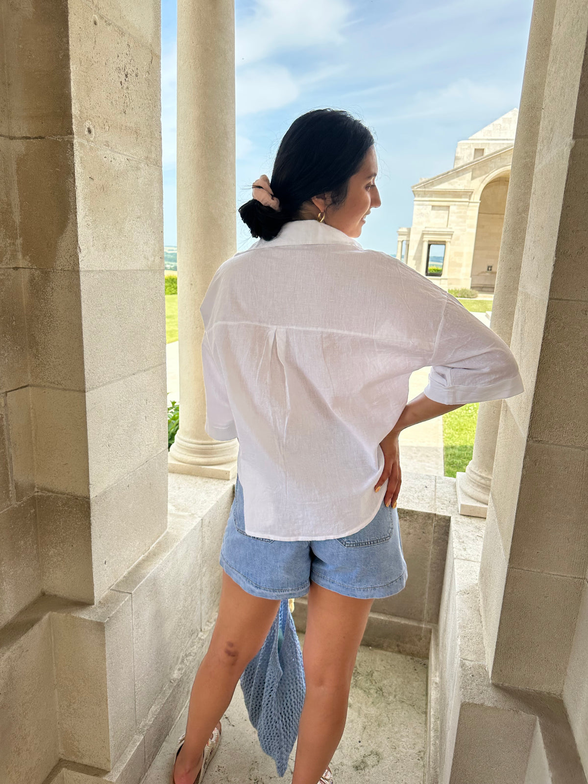 Chemise lin blanc - Tom