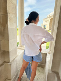Chemise lin blanc - Tom