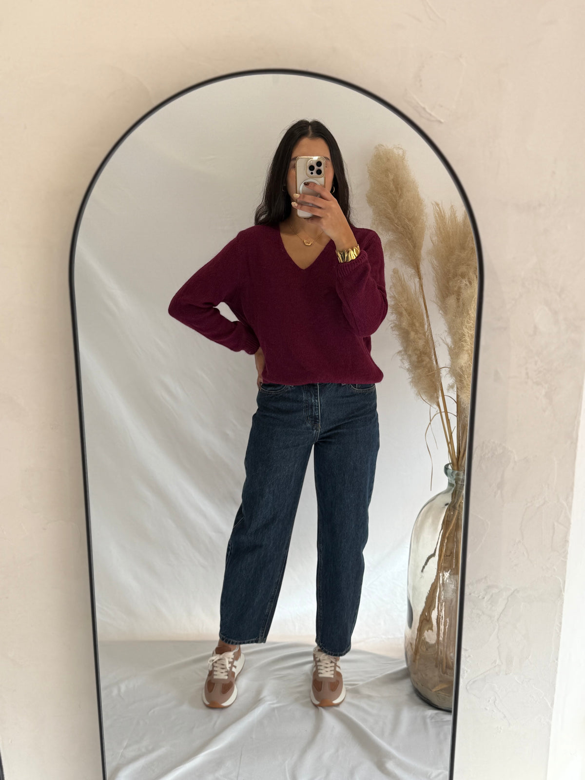Pull bordeaux - Nina