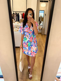 Robe courte bleu - mayz