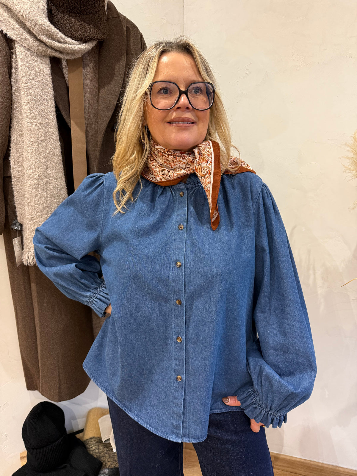 Blouse jean GT - Victorine