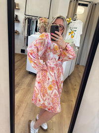 Robe Motifs Rose - Mathias
