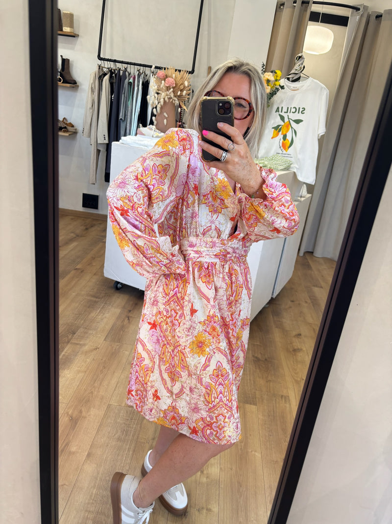 Robe Motifs Rose - Mathias