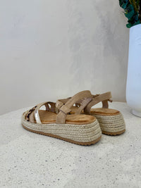 Sandale dore - Leopard