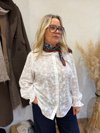 Blouse broderie blanc GT - Milo