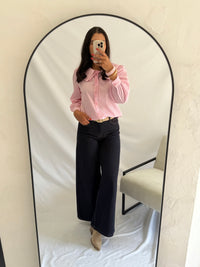 Blouse rayure rose - Rosie