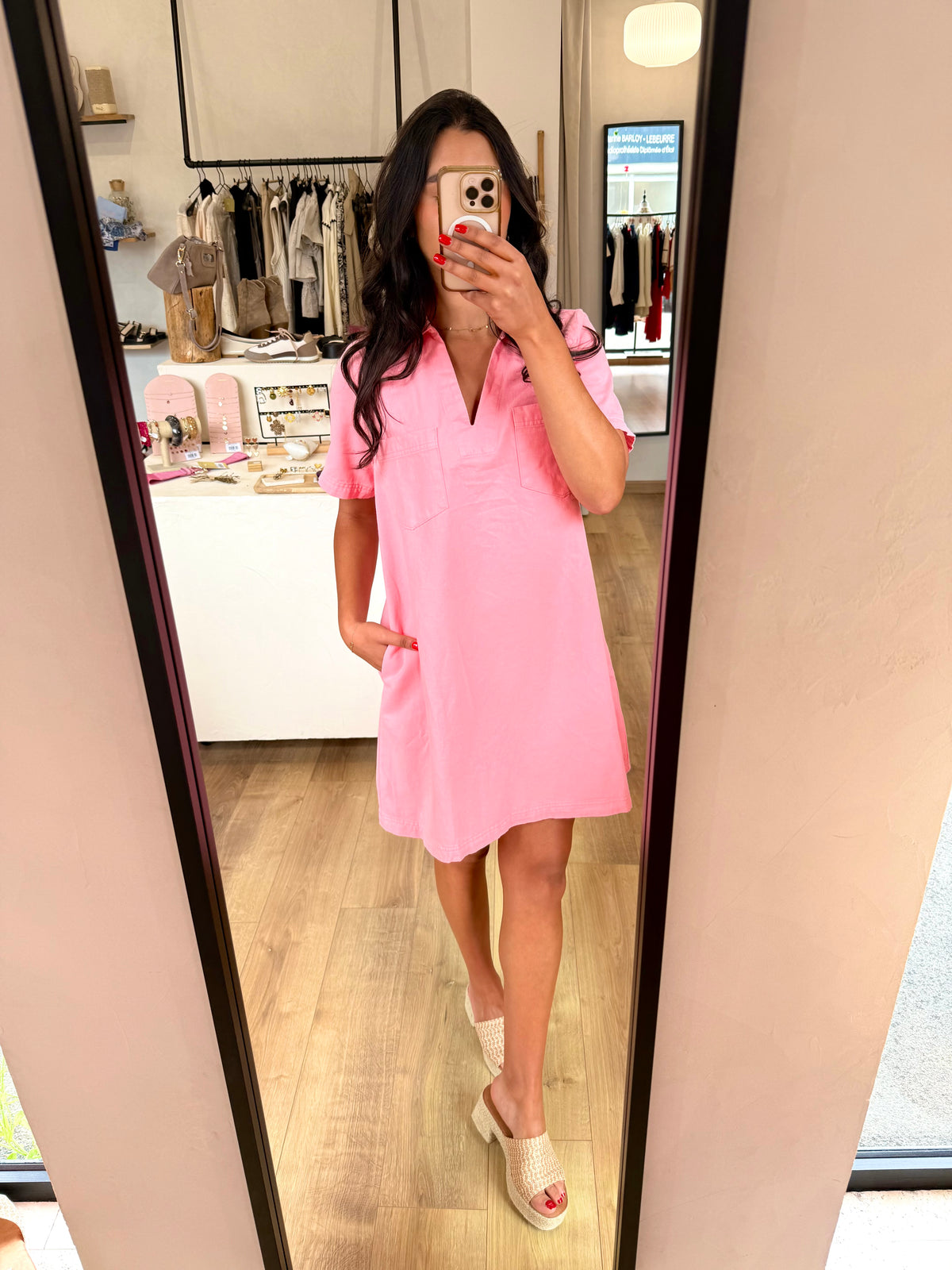 Robe rose - Elisa