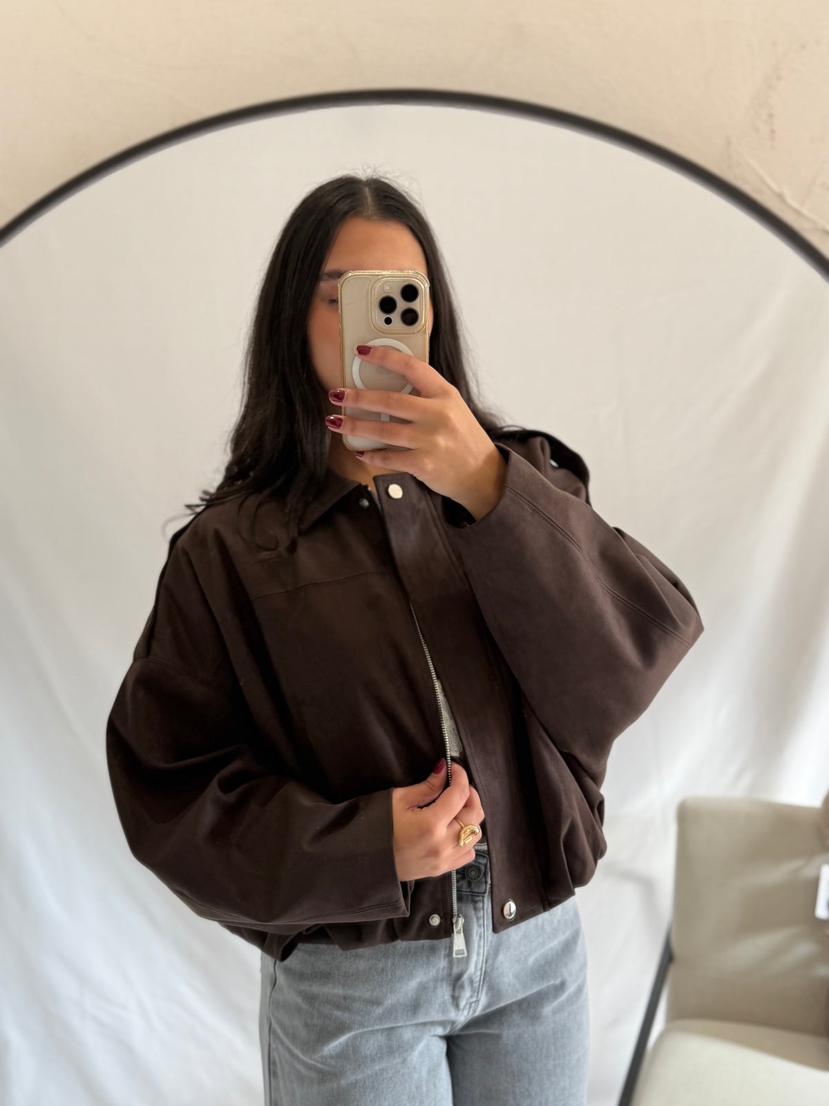 Veste suédine brown - Malice