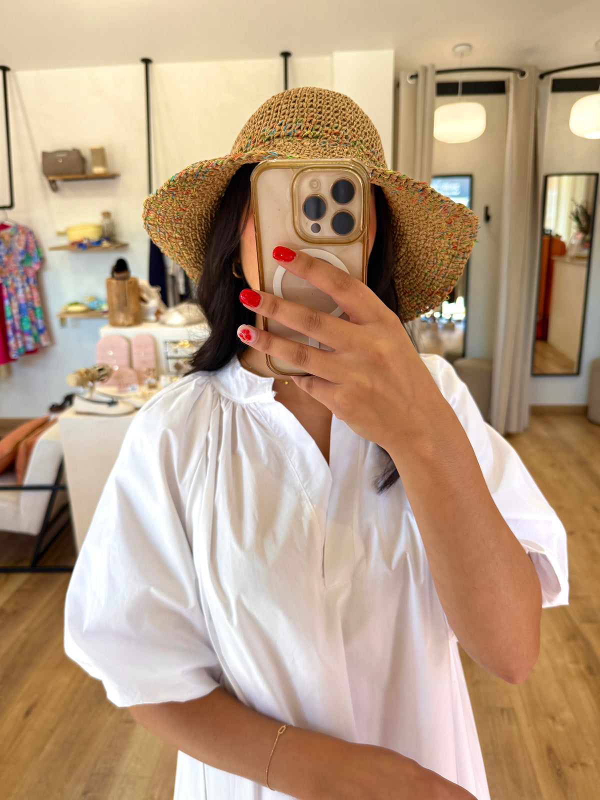 Robe courte blanc - Agatha