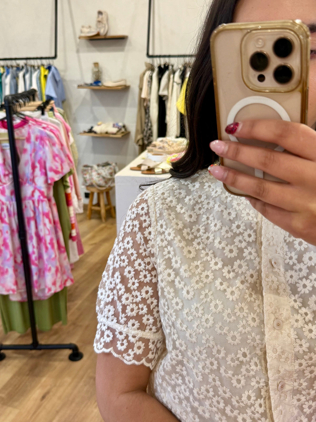 Blouse beige - Tom