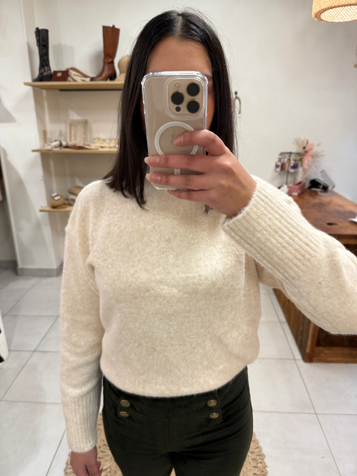 Pull Beige - Louisa