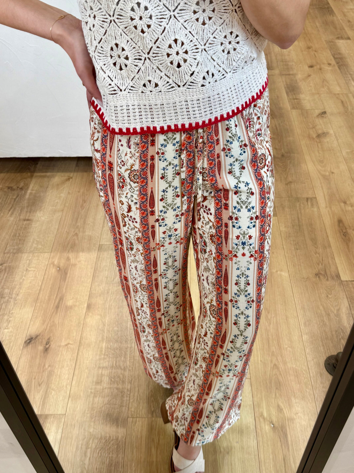 Pantalon fluide motifs - Mila